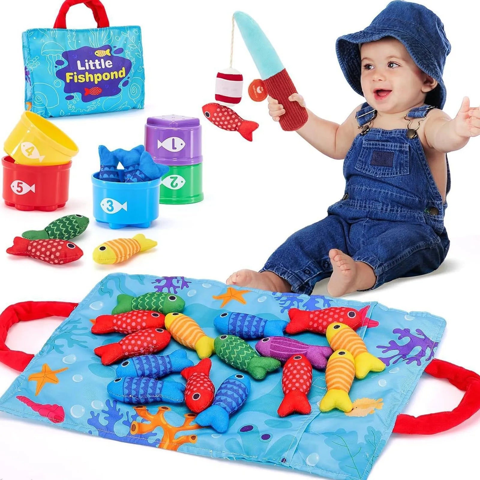 Magnetic Fishing Game for Learning Through Play - Motor Skills & Creativity