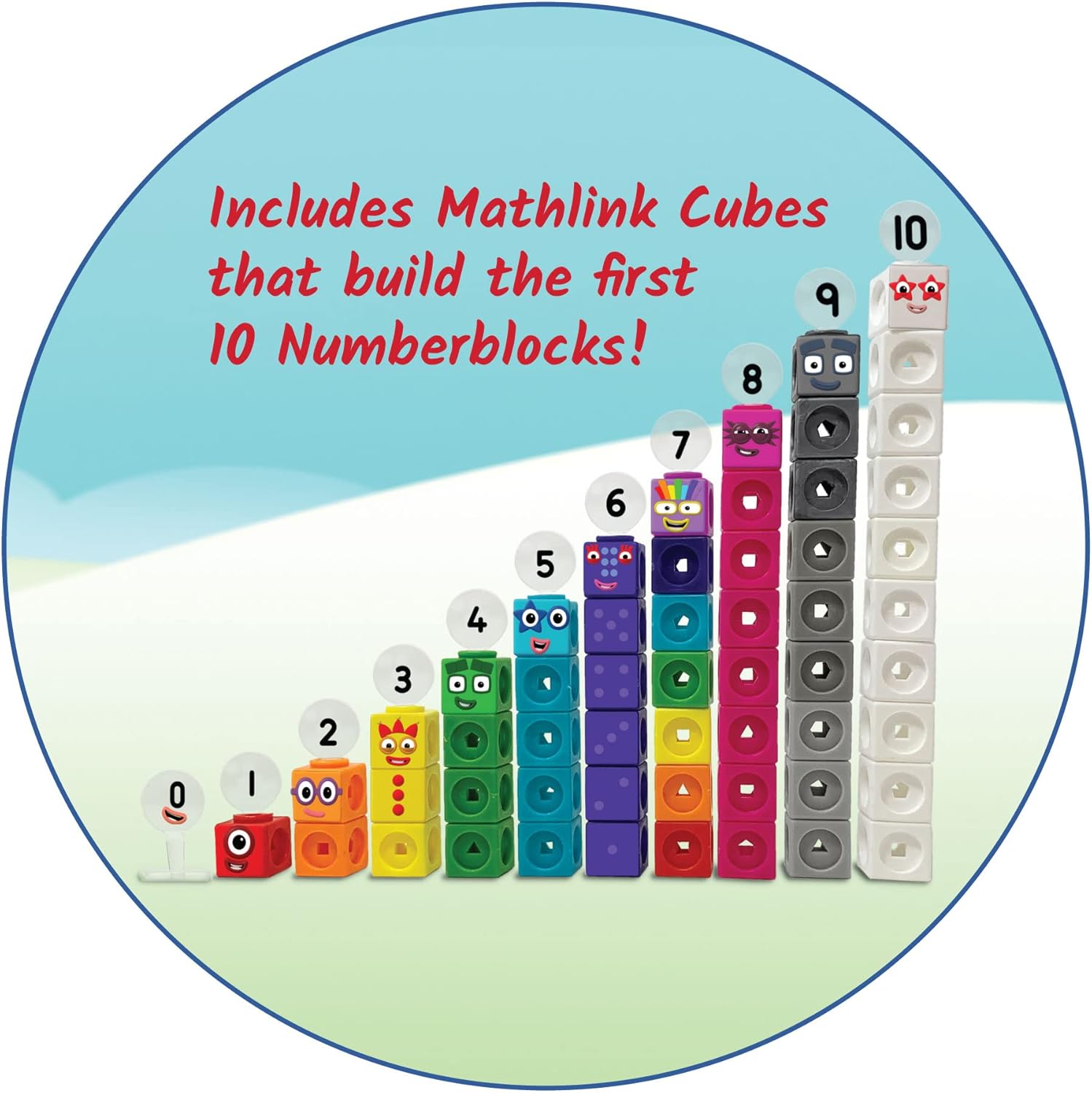 Cubes Numberblocks 1-10 - Educational Toy for Nursery