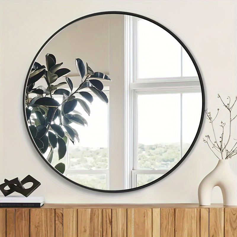 Stylish Round Wall Mirror - For Elegant Decoration