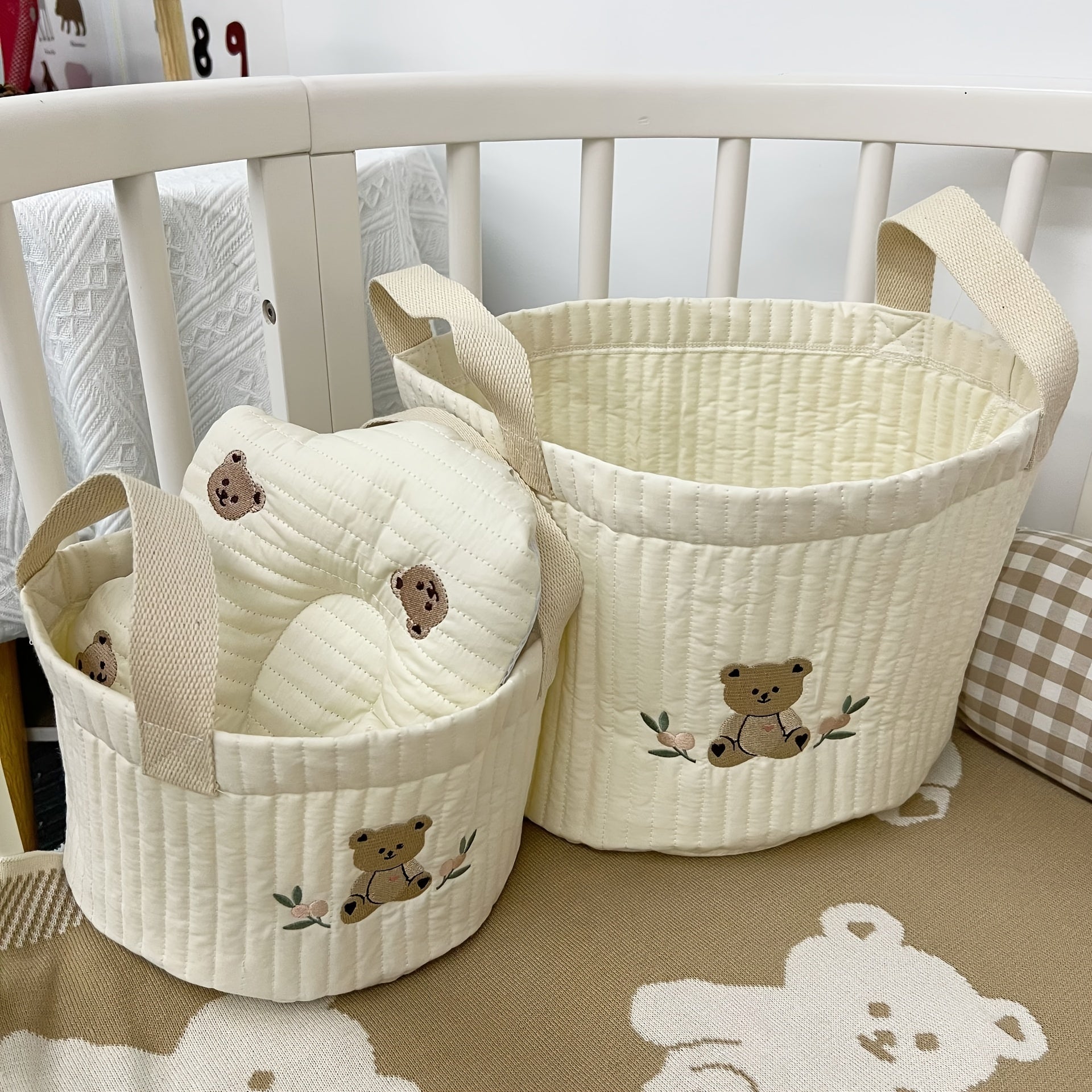Quilted Fabric Storage Bag for the Children's Room – Buy 1 Get 1 Free