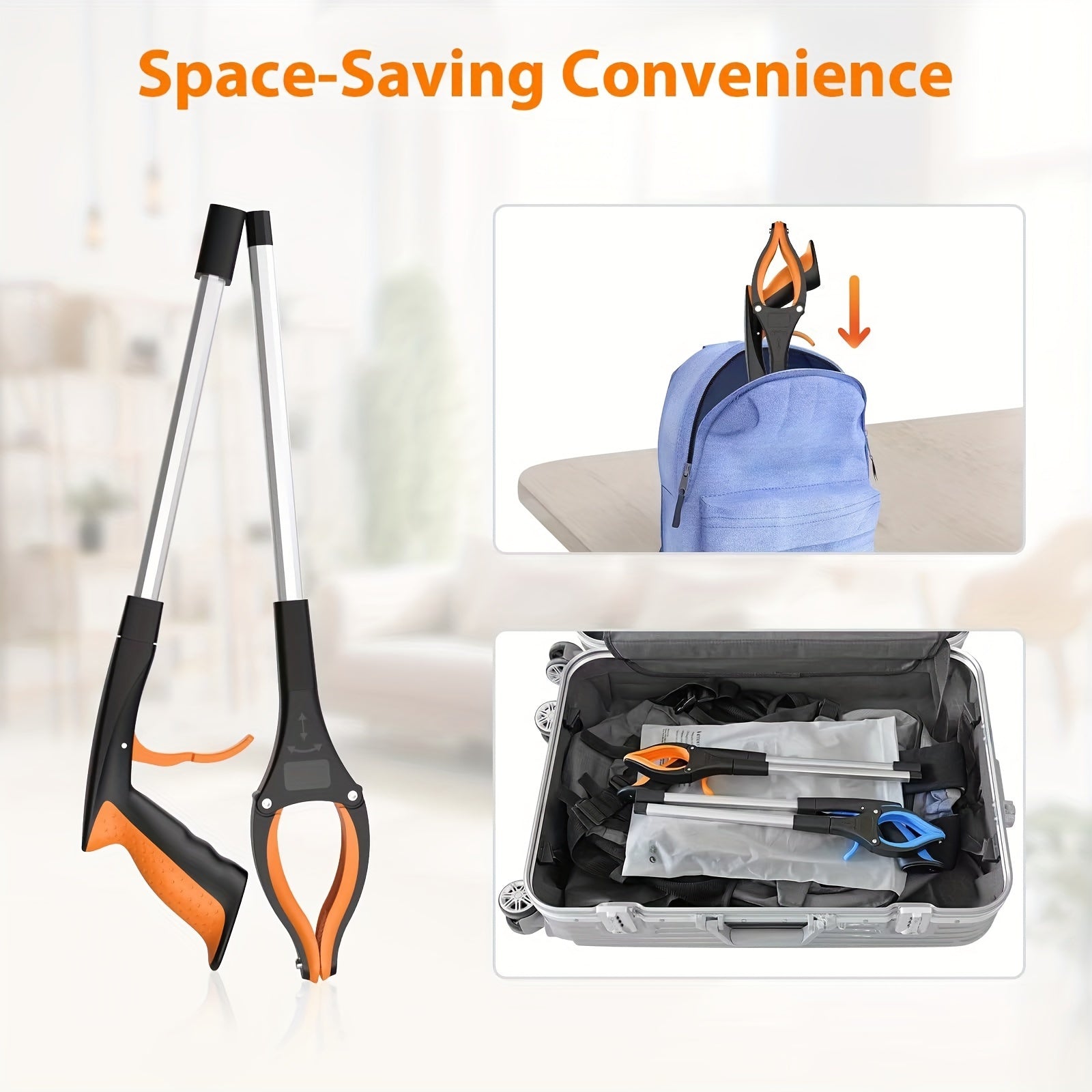 Comfort Grip Grabber with Rotation – Lightweight and Handy for Effortless Reaching