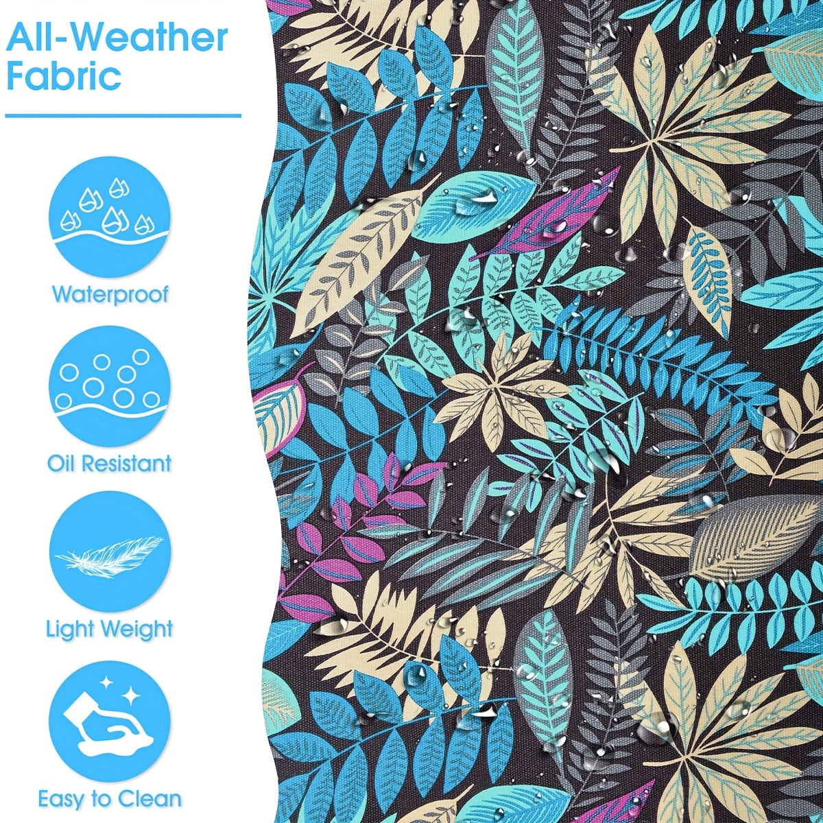 Trendy Large Beach Bag with Leaf Print - Spacious, Durable and Perfect for Holidays