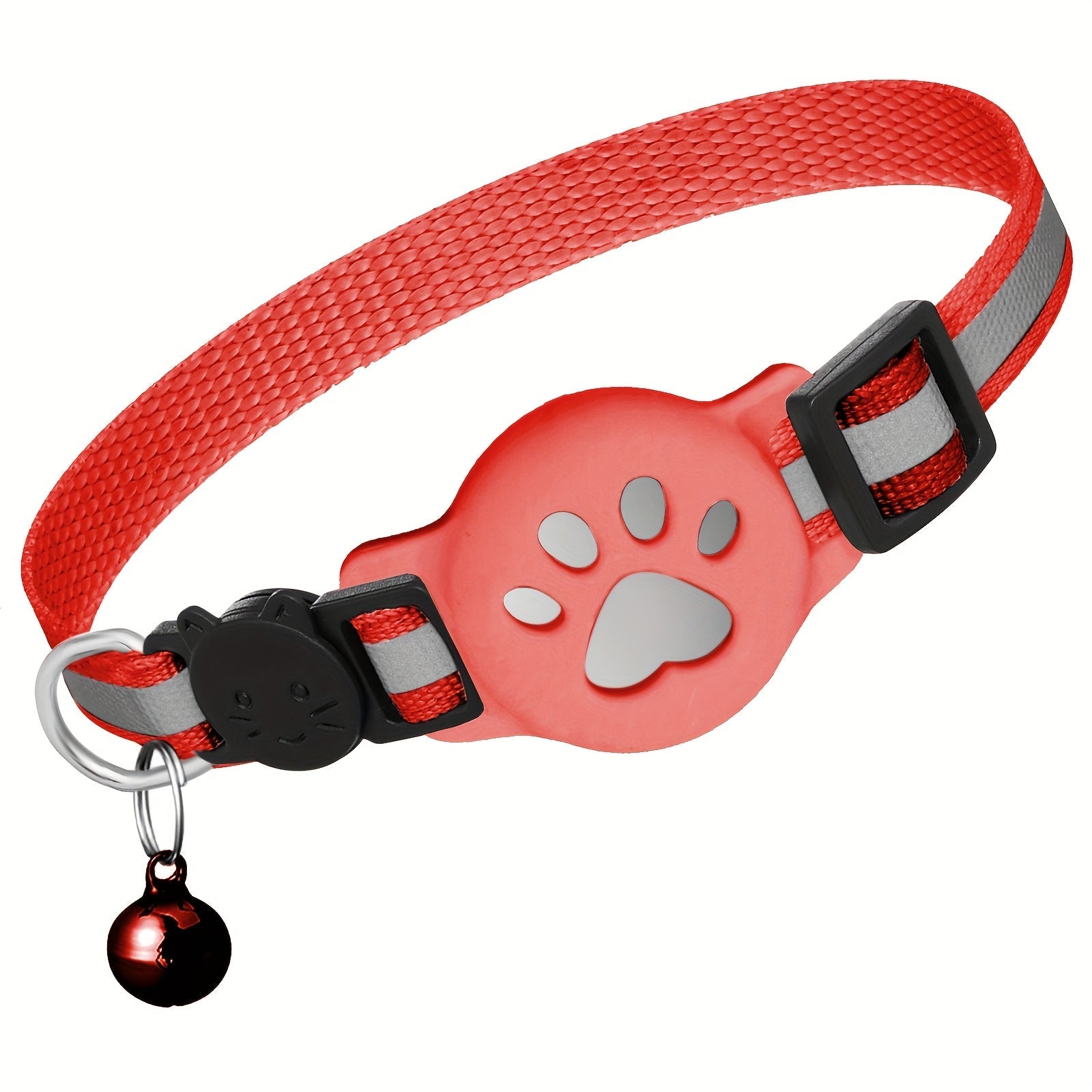 Cat Collar with Safety Buckle and Bell – Adjustable for Cats of Various Sizes