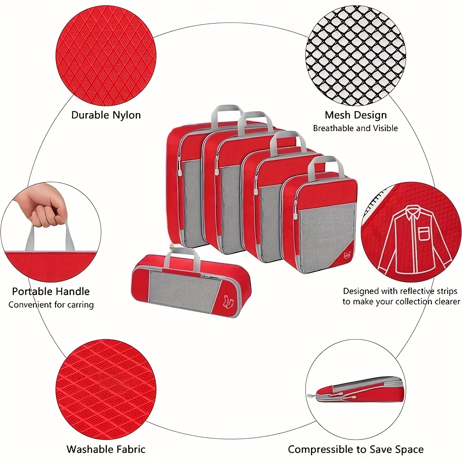 Travel Organiser Set – Compact and Practical for Travelling