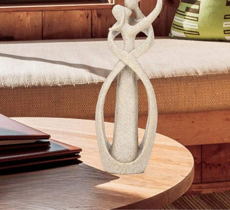 Eternal Embrace Sculpture - Abstract - Timeless Love