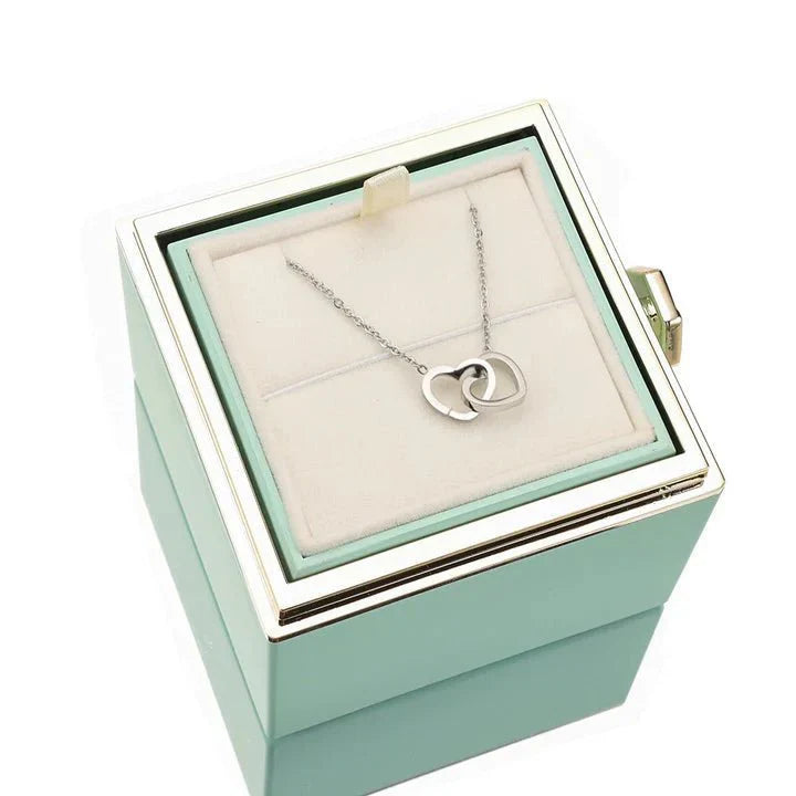 Eternal Rose Box - Personalised Necklace