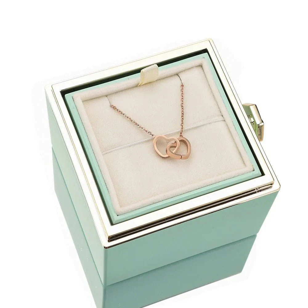 Eternal Rose Box - Personalised Necklace