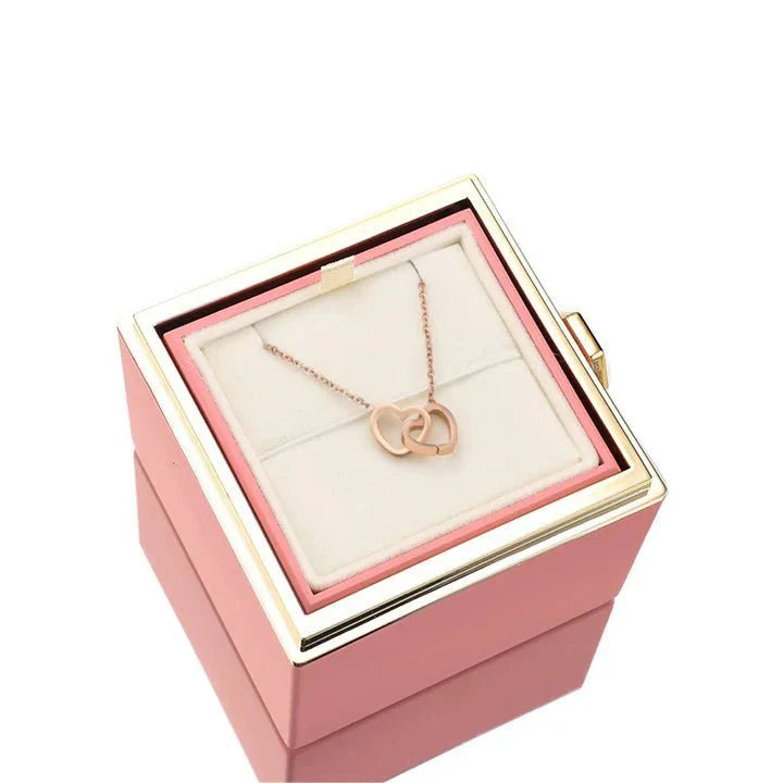 Eternal Rose Box - Personalised Necklace
