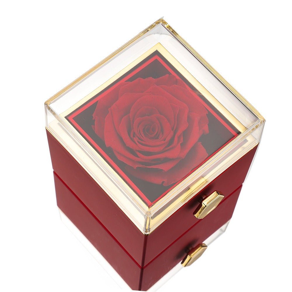 Eternal Rose Box - Personalised Necklace