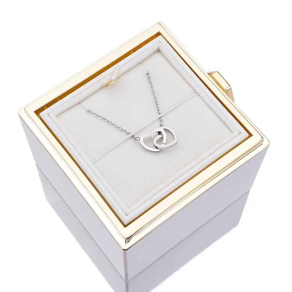 Eternal Rose Box - Personalised Necklace