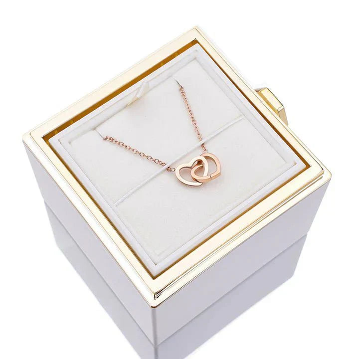 Eternal Rose Box - Personalised Necklace