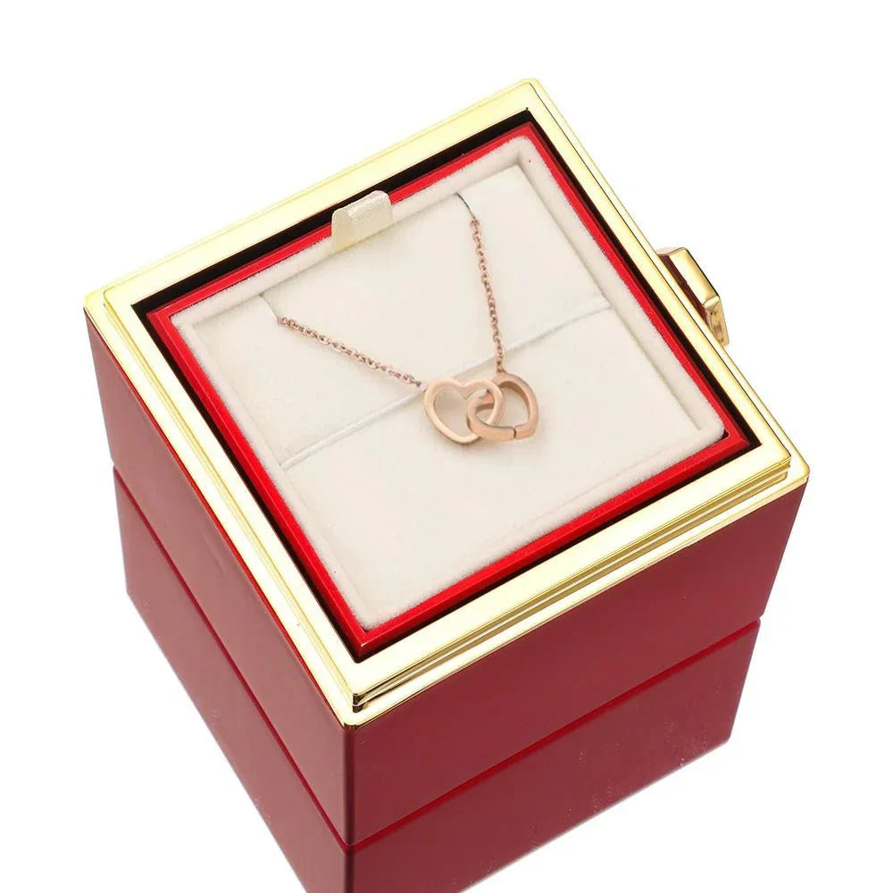 Eternal Rose Box - Personalised Necklace