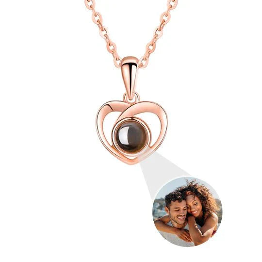 Eternal Rose Box - Necklace with Photo Projection