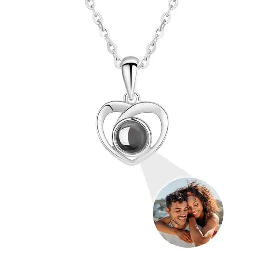 Eternal Rose Box - Necklace with Photo Projection