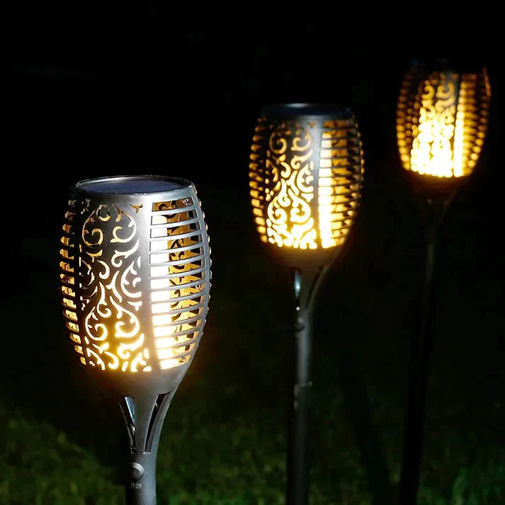 Solara Solar Garden Torches – Magical Flame Lighting for Outdoors