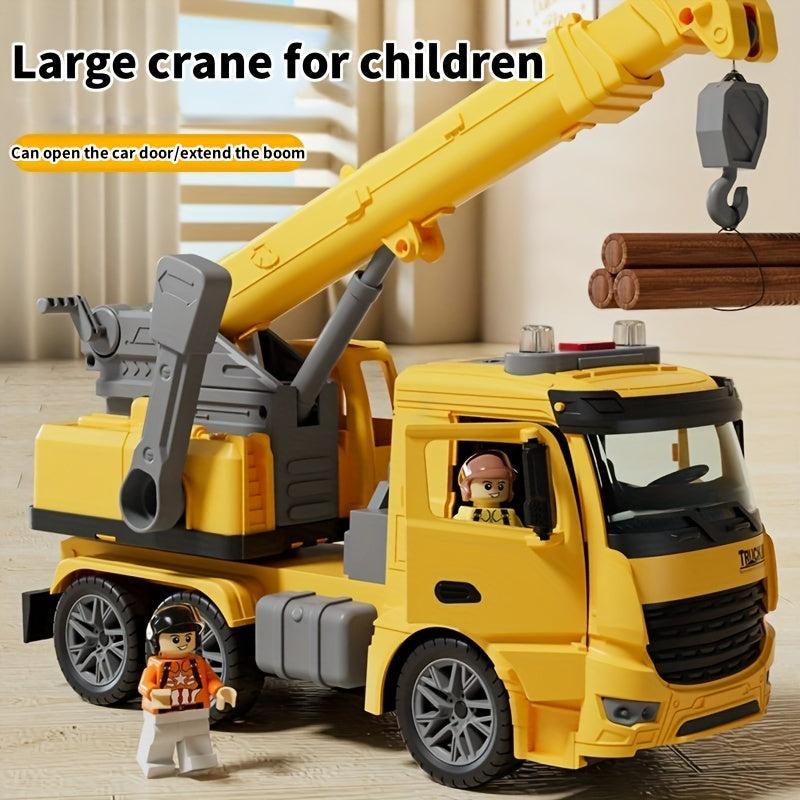 Powerful Crane Truck - Playful Fun with Sound and Light