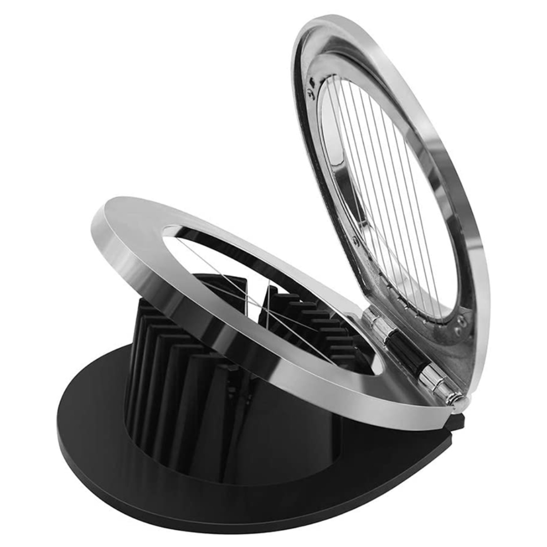 Egg Slicer Made of Stainless Steel – 3 Cutting Styles for Quick Preparation!