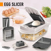 10-in-1 Vegetable Slicer with 8 Blades – Quick Cutting, Chopping, and Grating!