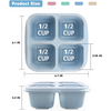 Bento-Style 4-Compartment Meal Prep Boxes (Set of 4) – Bento4You