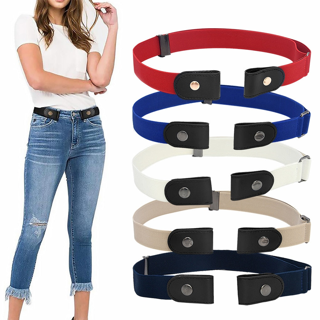 Elastic Waistband - Comfortable Belt Without Buckle