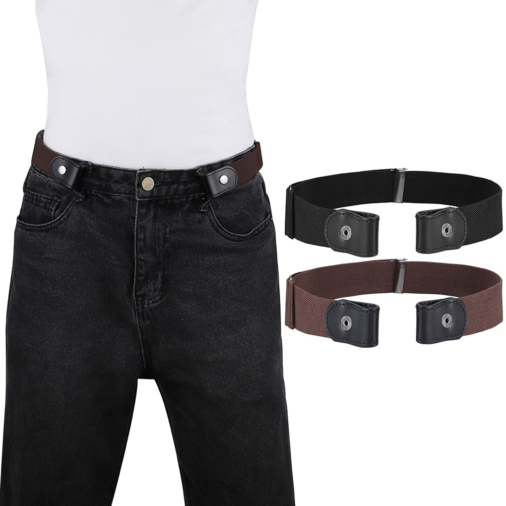 Elastic Waistband - Comfortable Belt Without Buckle