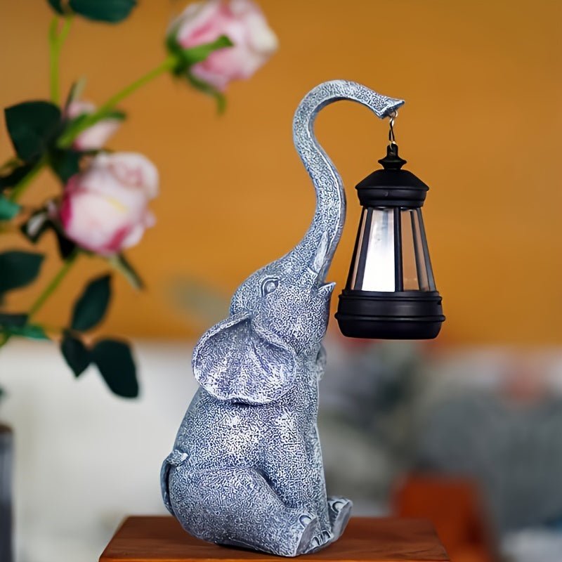 Atmospheric Solar Light for the Garden - Elephant Glow