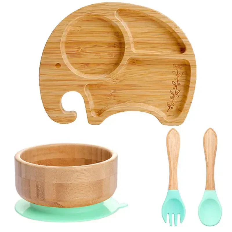 Kids' Dinner Set with Suction Cup – EcoFeast