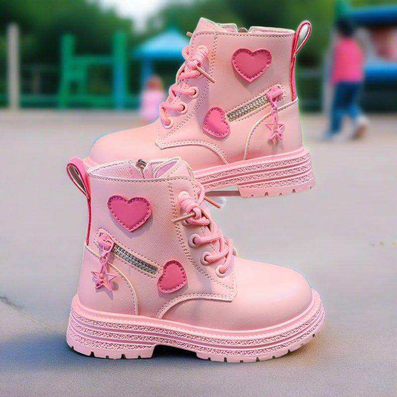 HeartStyle Boots - Cute Girls' Boots with Playful Details