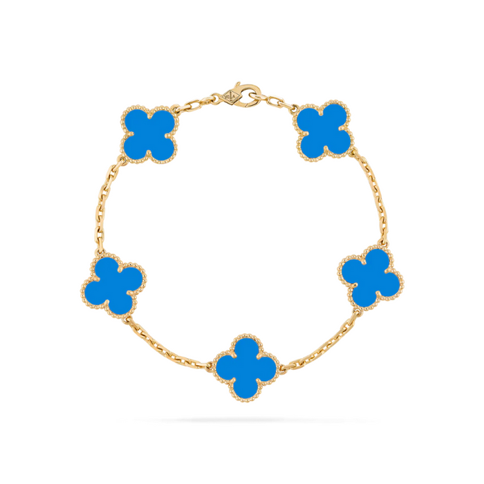 Lana Charm Clover Bracelet - Elegant Luck Accessory