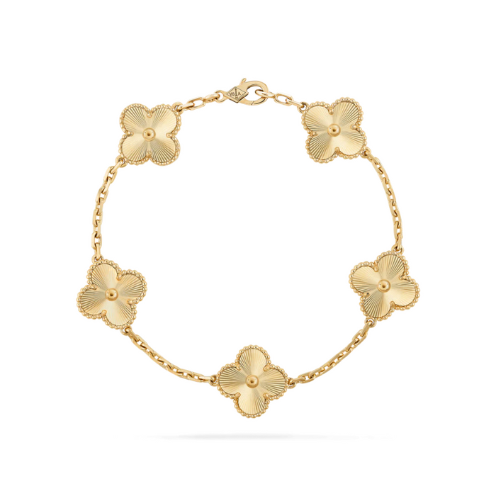 Lana Charm Clover Bracelet - Elegant Luck Accessory