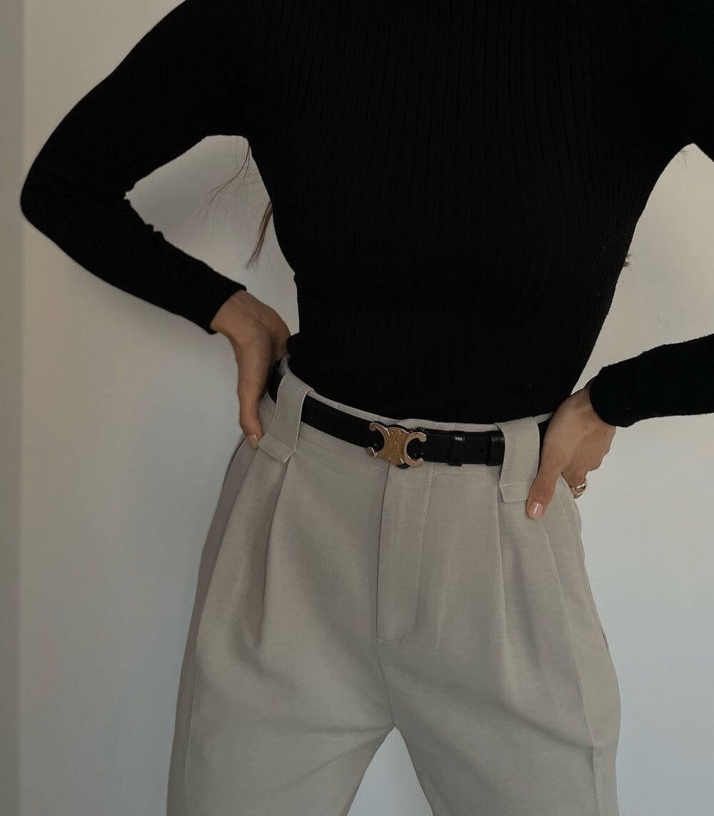 Cuve Belt | Luxury Design with Gold Accent | Adjustable