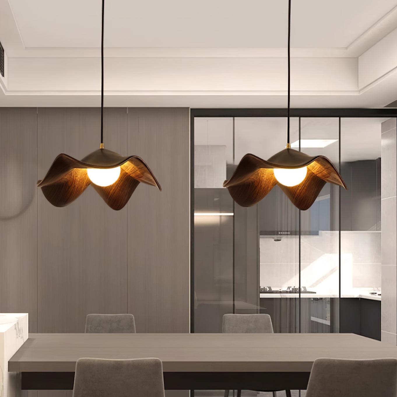 ElementBois Pendant Lamp - Lotus Design