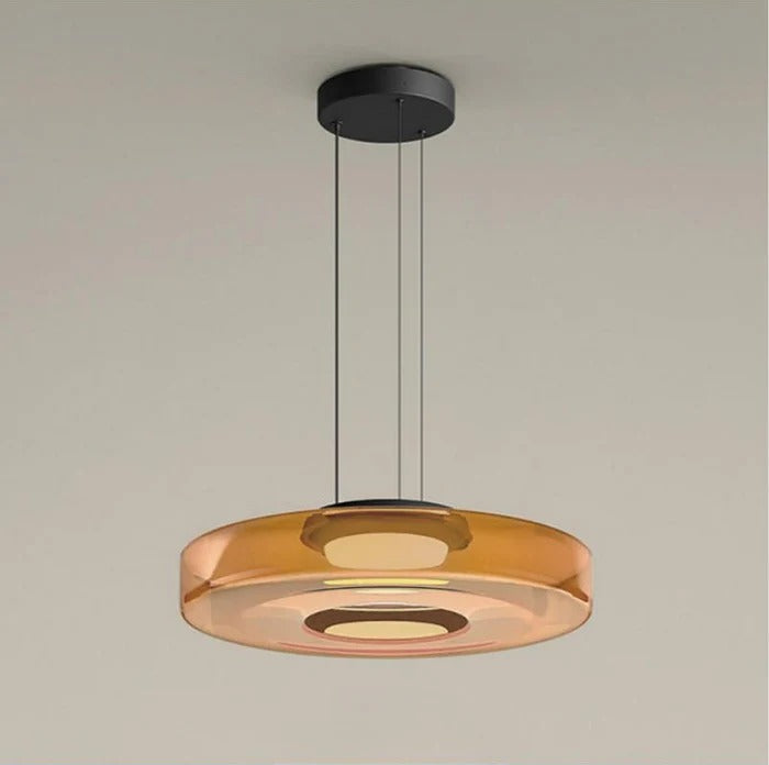 Glass Pendant Lamp Bauhaus Style - Adjustable