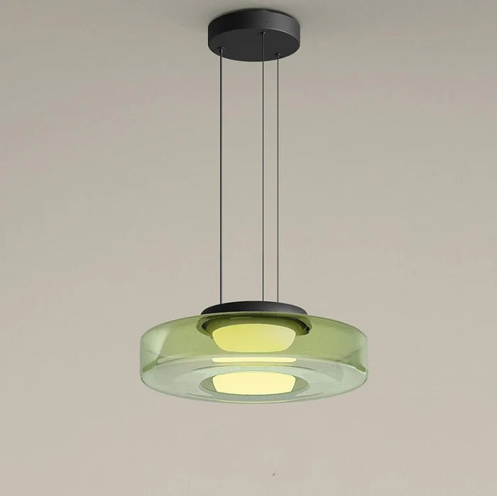 Glass Pendant Lamp Bauhaus Style - Adjustable