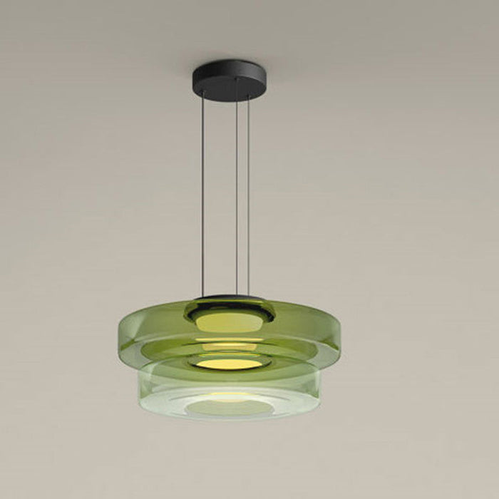 Glass Pendant Lamp Bauhaus Style - Adjustable