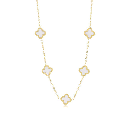 Gold Necklace - Luxury Clover Design | Elegant Design | Adjustable Length