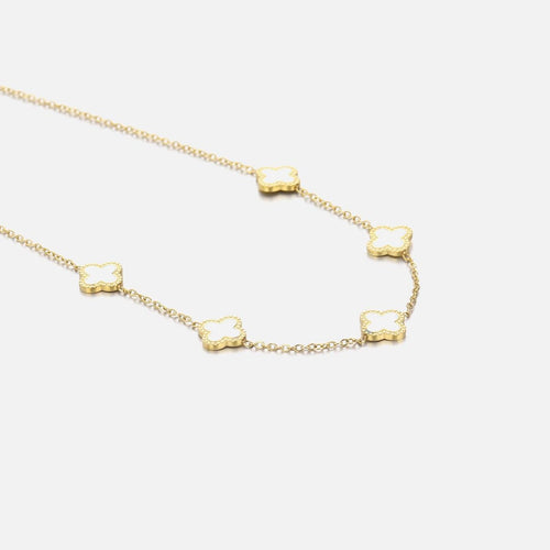 Gold Necklace - Luxury Clover Design | Elegant Design | Adjustable Length