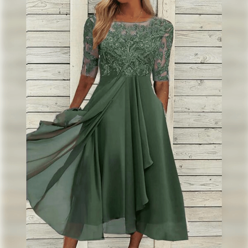 Kalina Midi Dress - Elegant & Flattering Summer Fashion