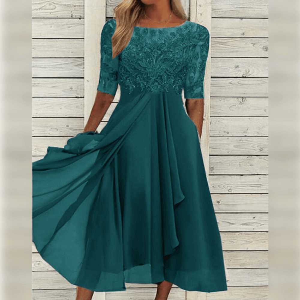 Kalina Midi Dress - Elegant & Flattering Summer Fashion