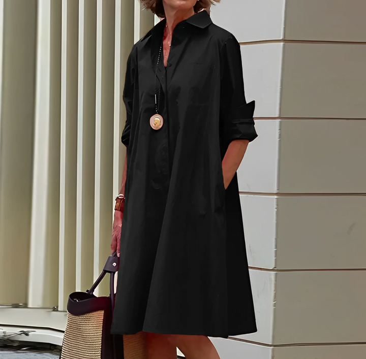 Classic Blouse Dress - Elegant and Comfortable