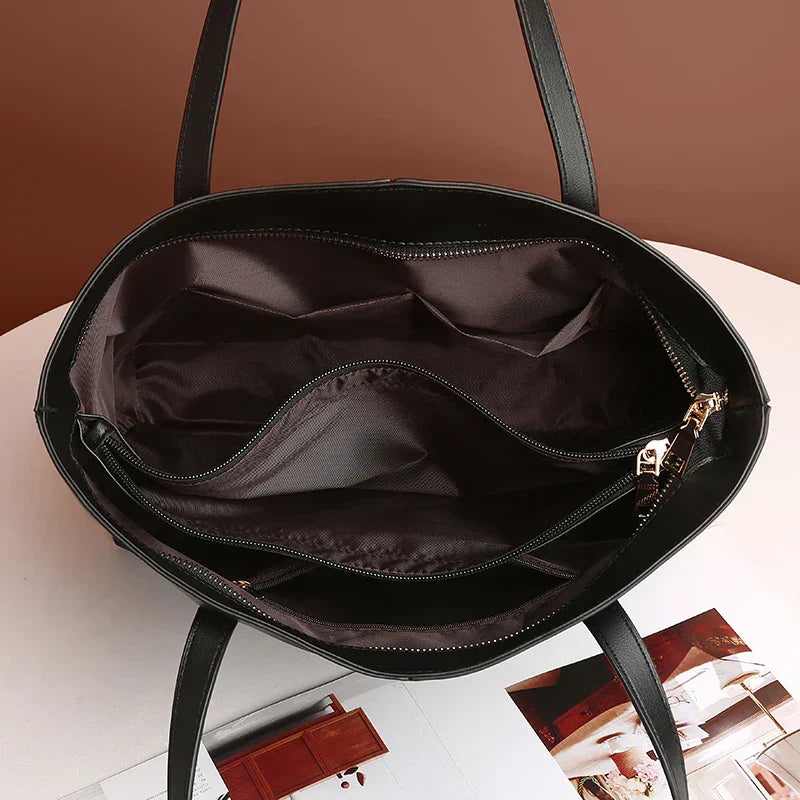 Thaxa | Luxury Leather Shoulder Bag - Elegant & Functional