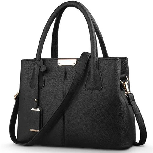 Elegant Leather Shoulder Bag for Women - Stylish & Spacious
