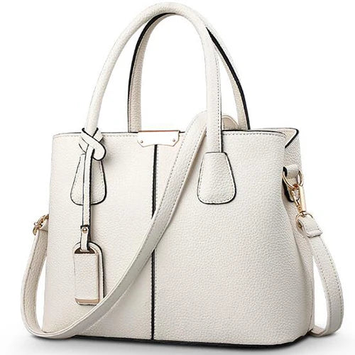 Elegant Leather Shoulder Bag for Women - Stylish & Spacious