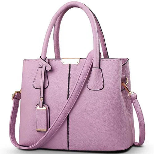 Elegant Leather Shoulder Bag for Women - Stylish & Spacious