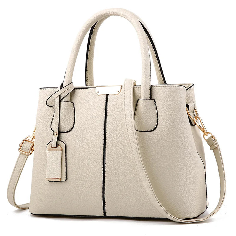 Elegant Leather Shoulder Bag for Women - Stylish & Spacious