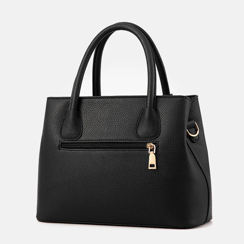 Elegant Leather Shoulder Bag for Women - Stylish & Spacious