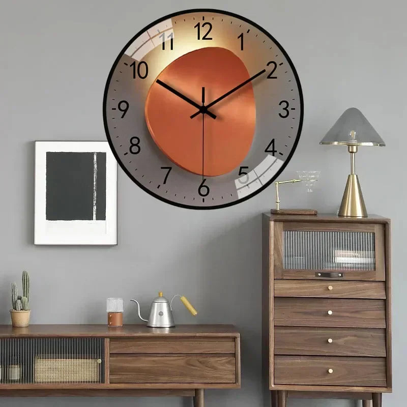 NovaTime Decorative Wall Clock - Quiet