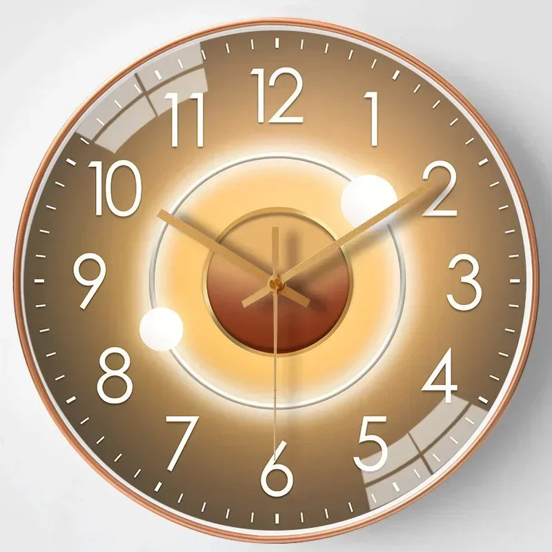 NovaTime Decorative Wall Clock - Quiet
