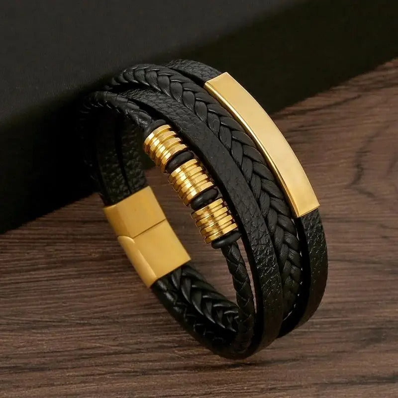 Majestic Vintage Bracelet - Luxury Leather Style