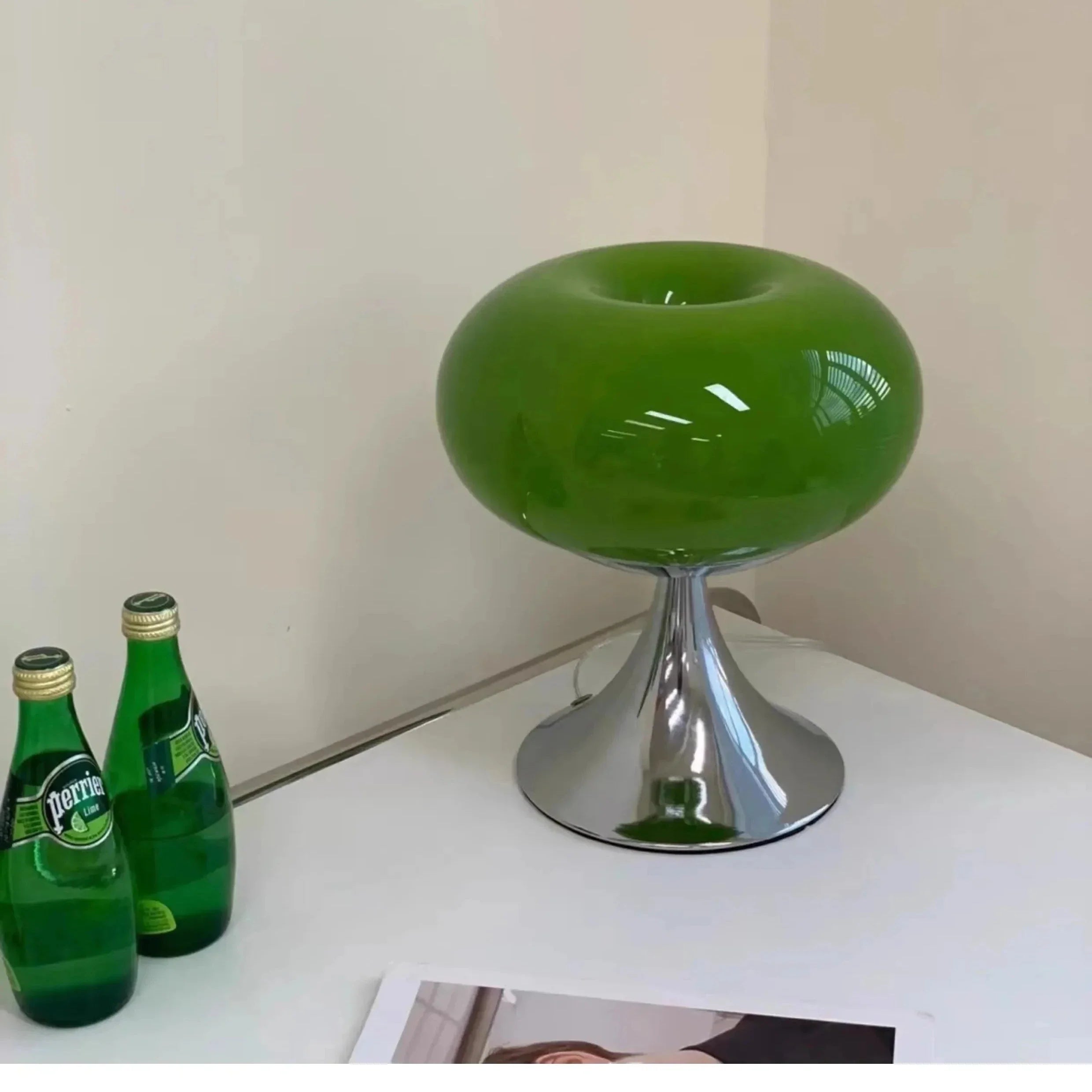 Lumière Table Lamp - Vintage Glass Bauhaus Style | Ambient Lighting